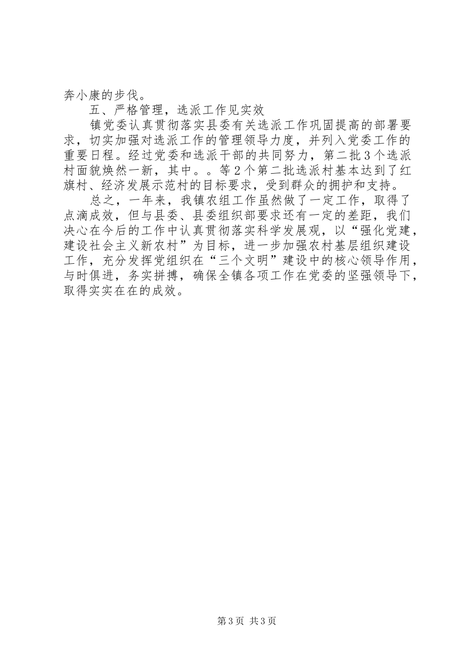 乡镇农组工作总结_第3页
