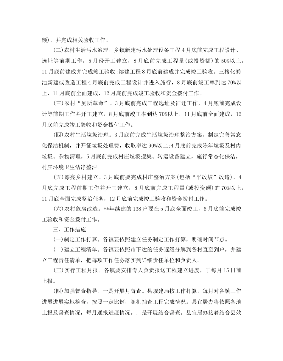 农村人居环境整治工作参考计划5篇 _第2页