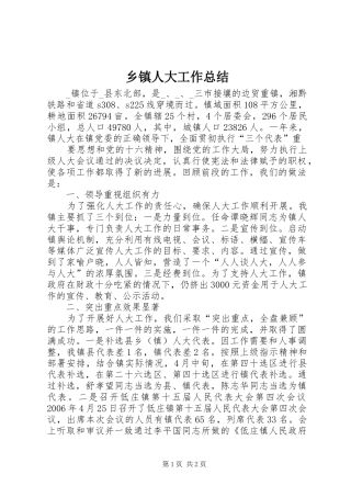 乡镇人大工作总结 (18)