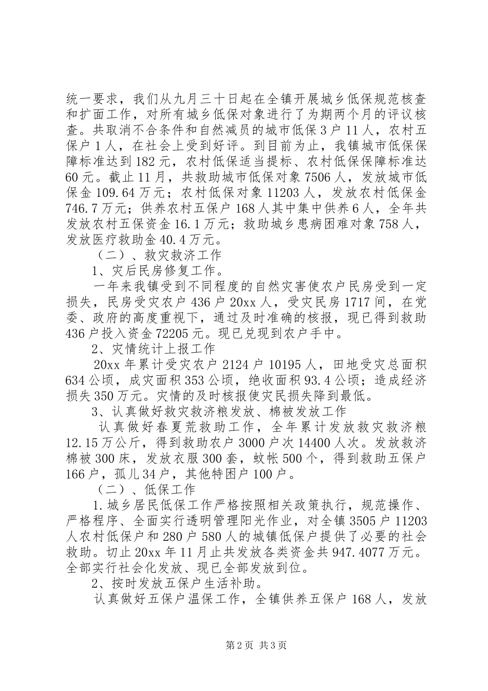 乡镇民政所工作总结_第2页