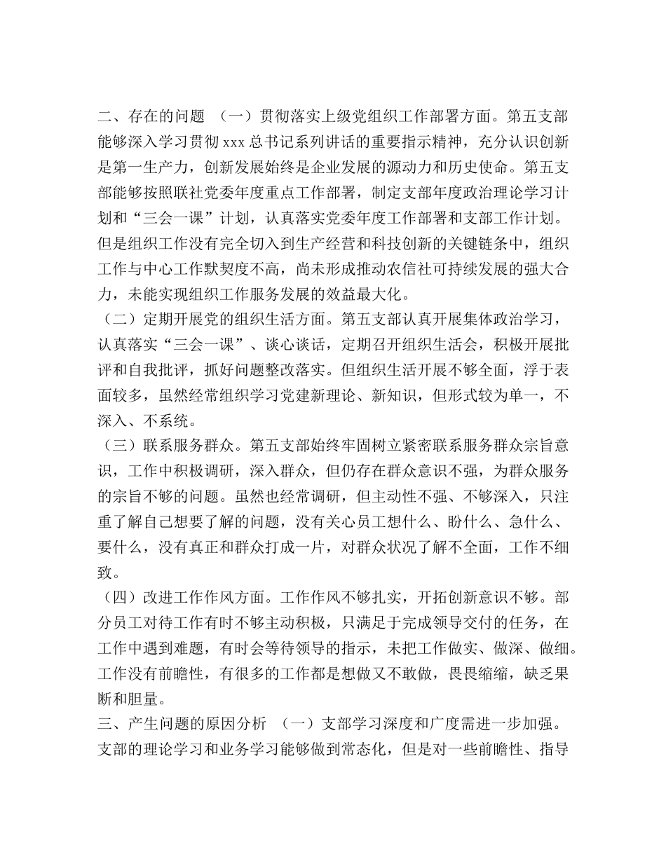 党支部党员主题教育剖析材料-党支部什么时候开展主题党日 _第2页