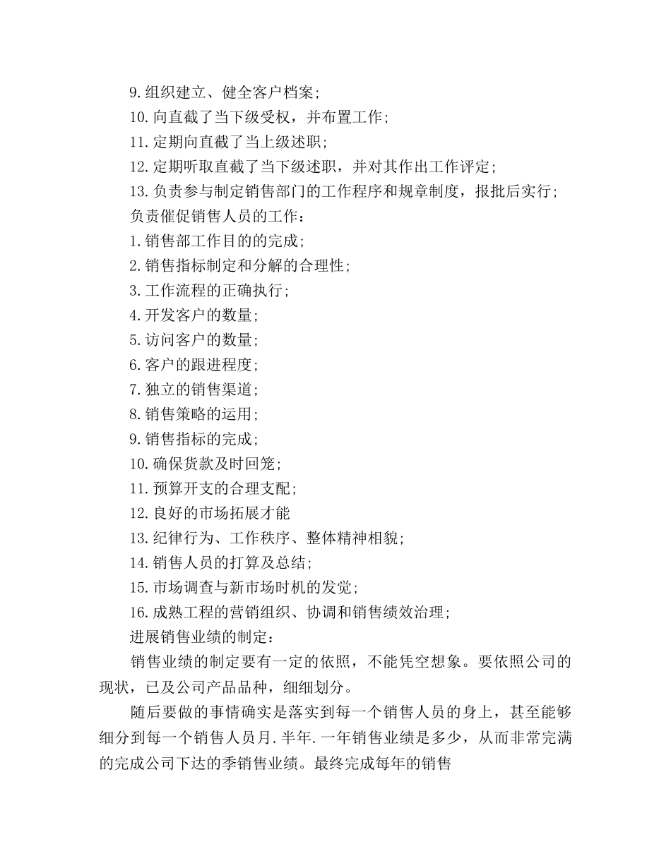 商务总监工作参考计划 _第2页