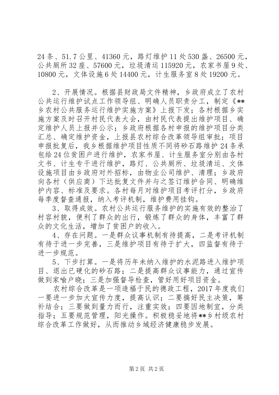 乡农村综合改革工作总结_第2页