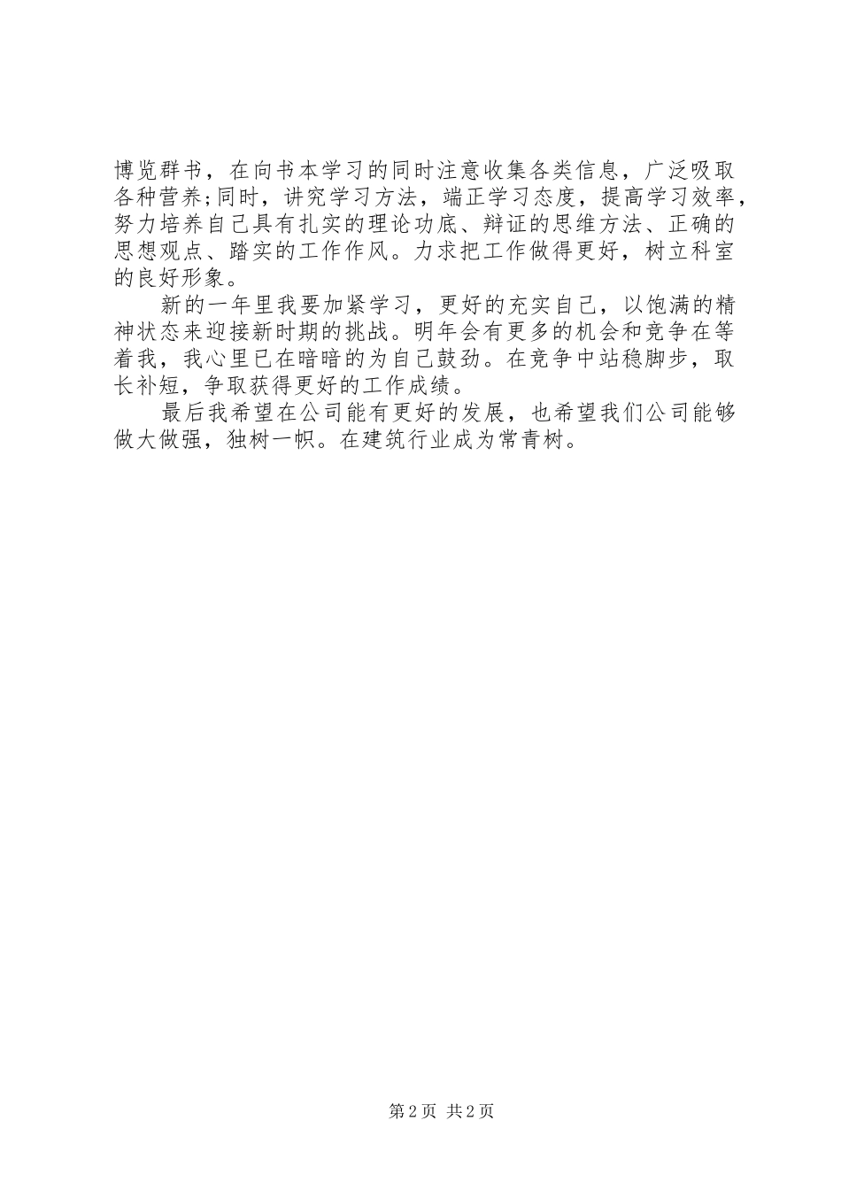 个人的年终工作总结实用范文_第2页