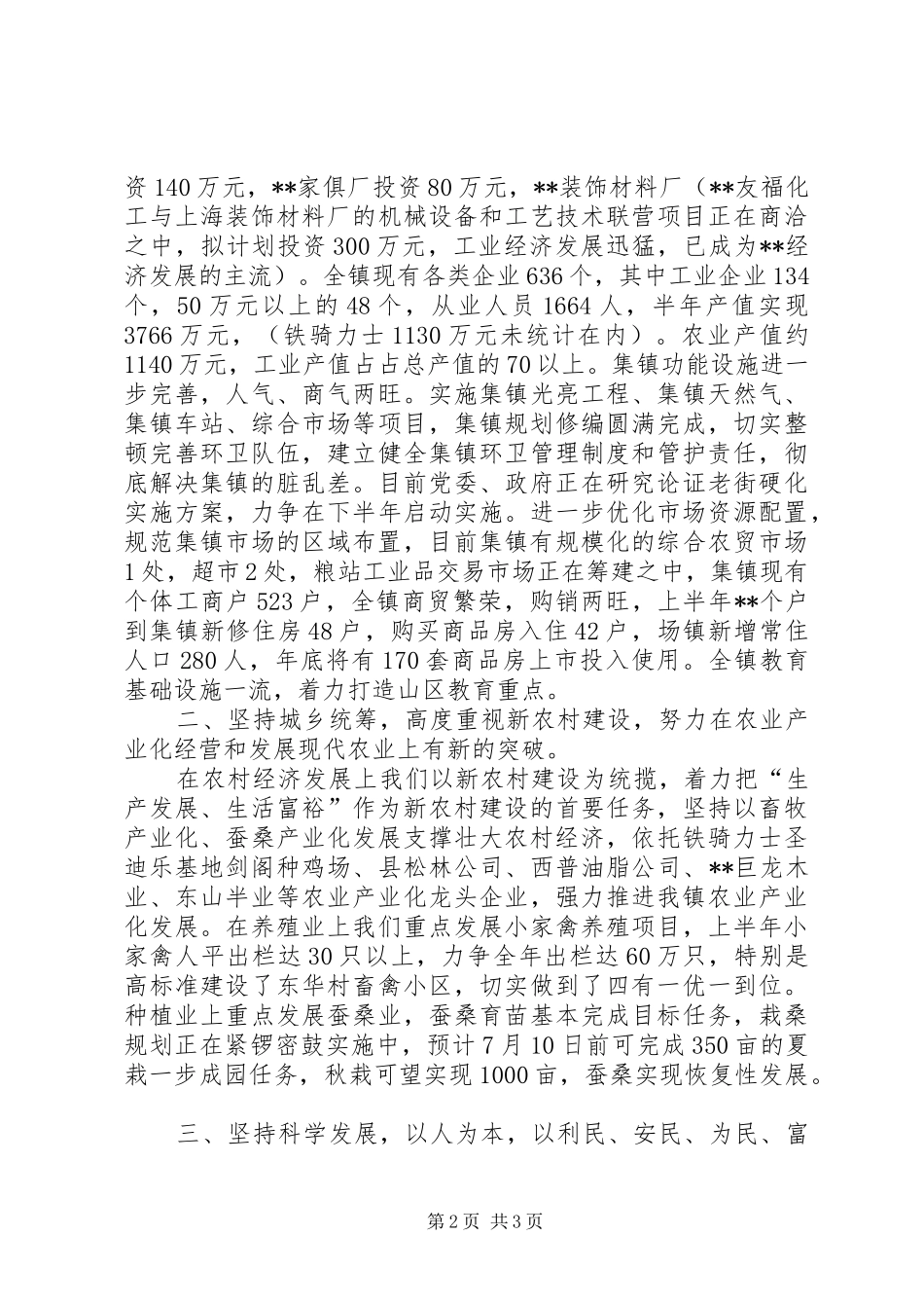 乡镇经济工作实现又好又快发展总结_第2页