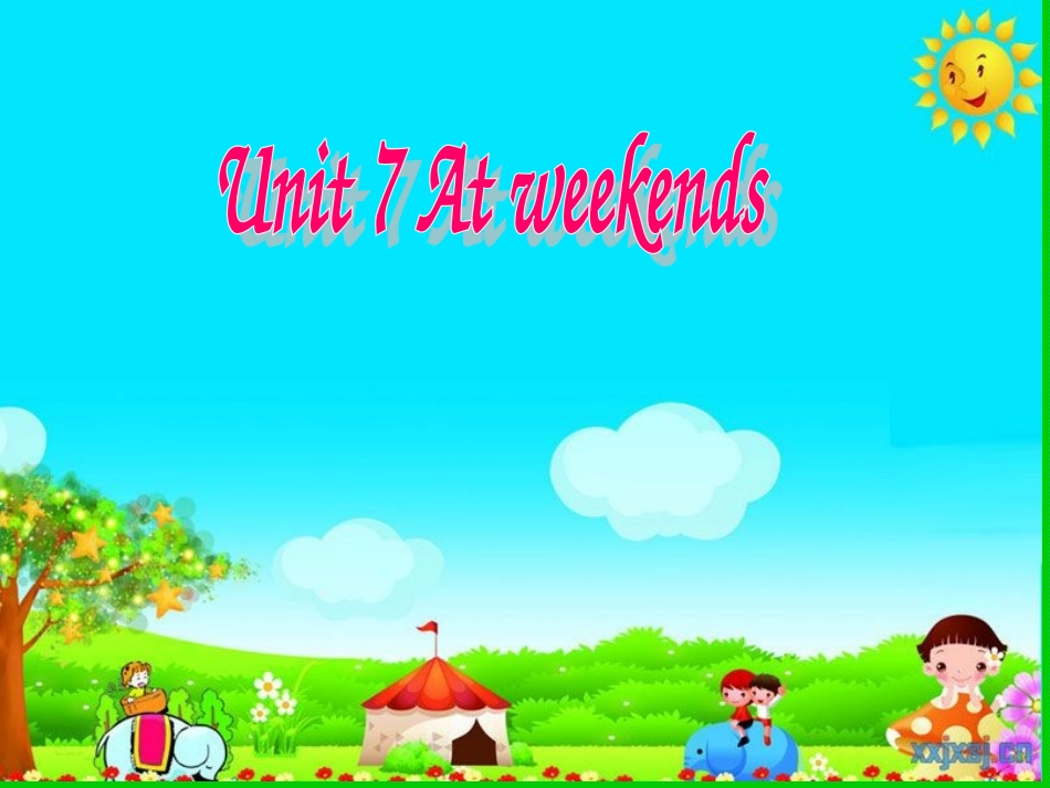 5上U7atweekends第三课时_第1页