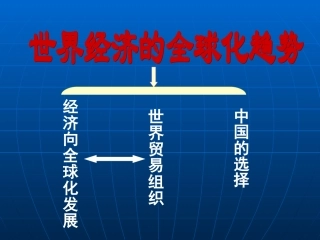 第24课世界经济的全球化趋势