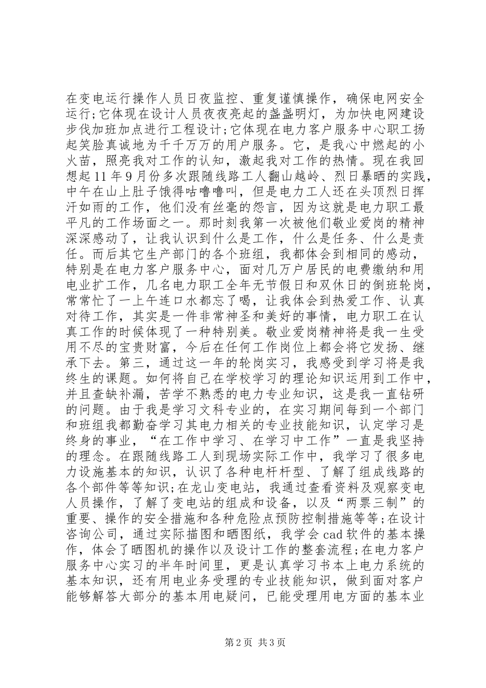 供电所个人工作总结_第2页