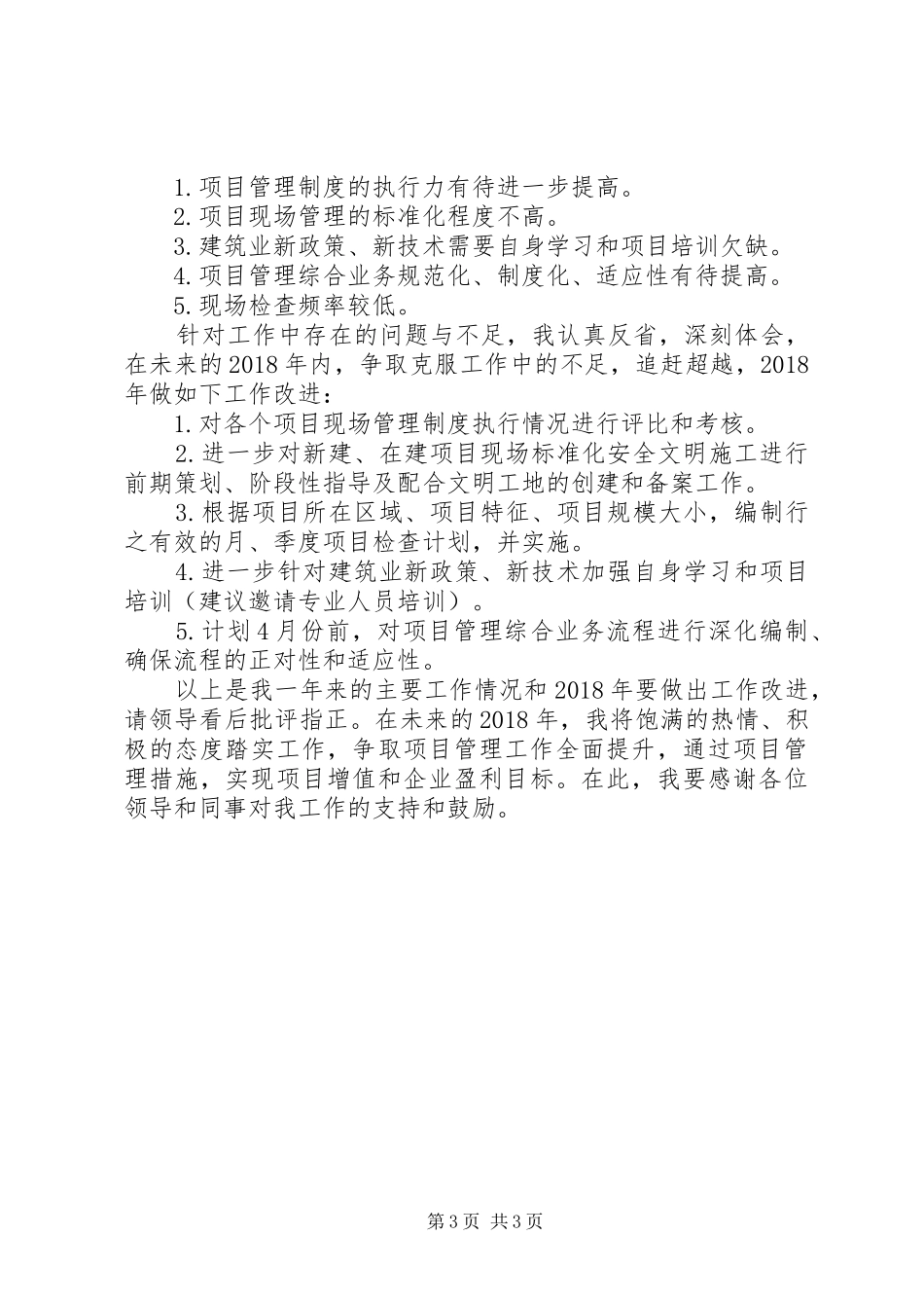 公司项目管理年终总结_第3页