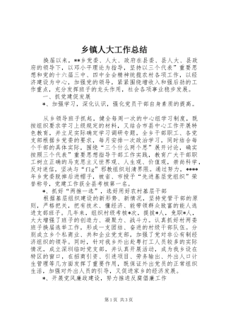 乡镇人大工作总结 (10)