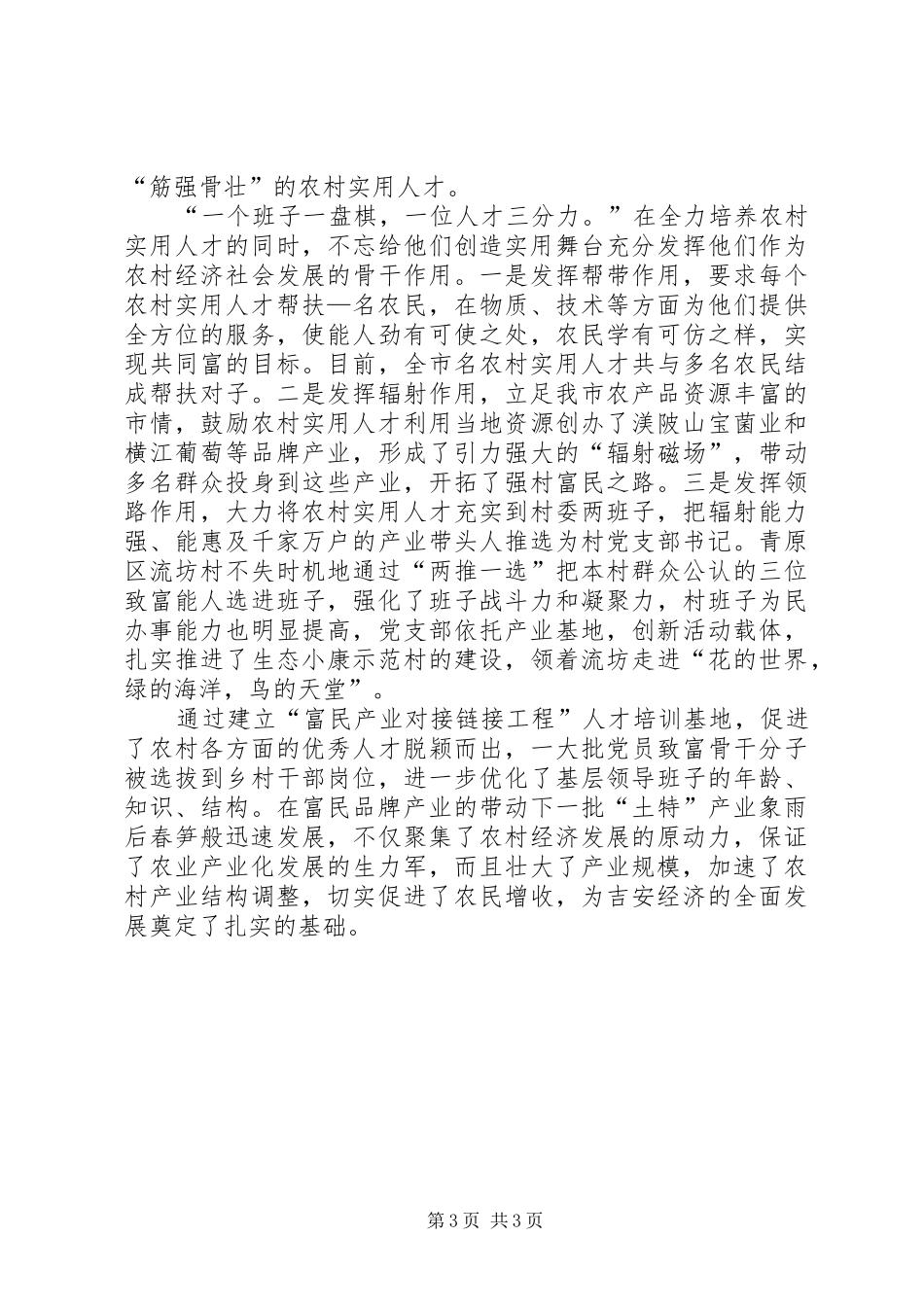 人才队伍建设总结_第3页