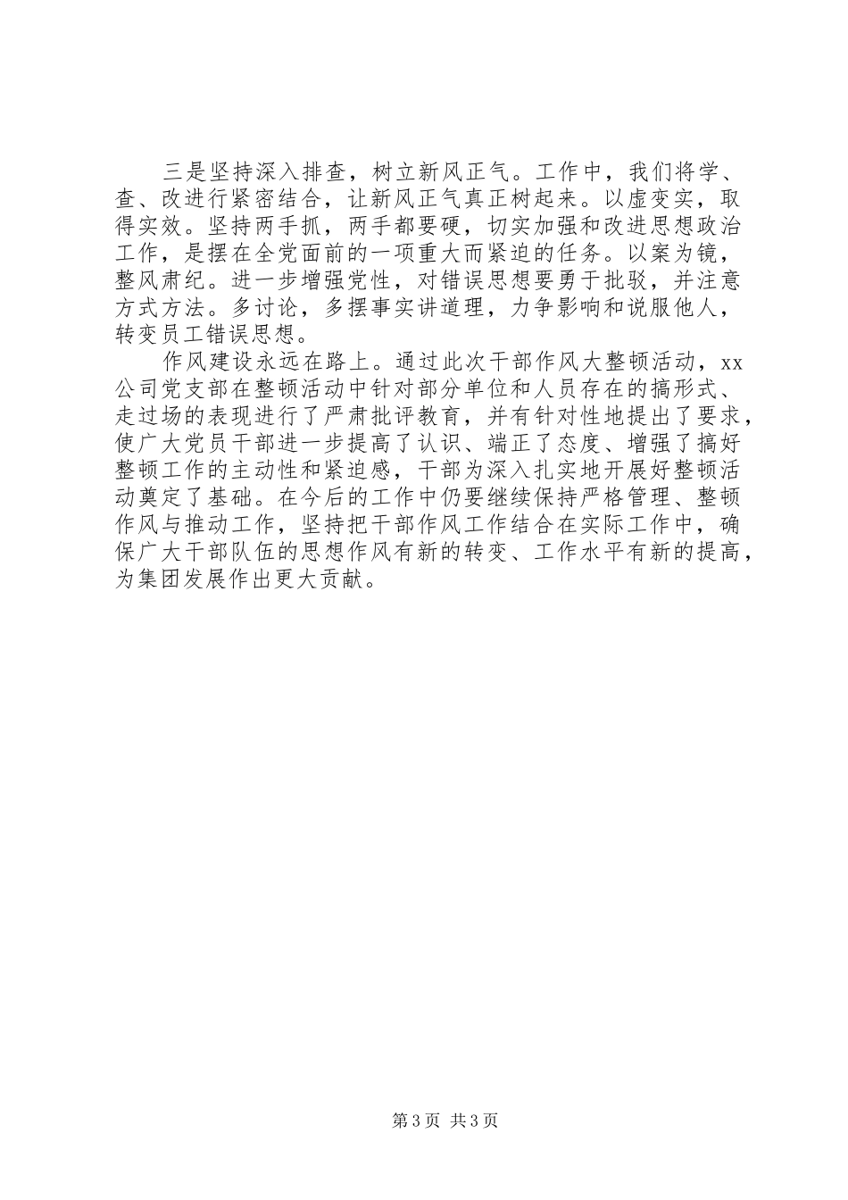 作风大整顿活动总结_第3页