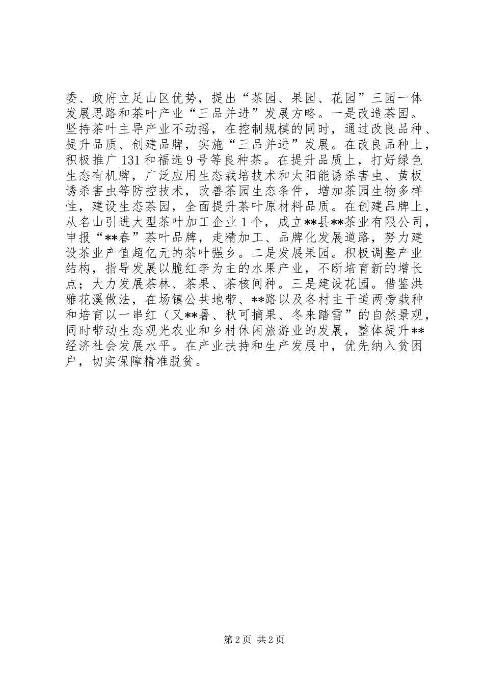 乡脱贫攻坚经验总结_第2页