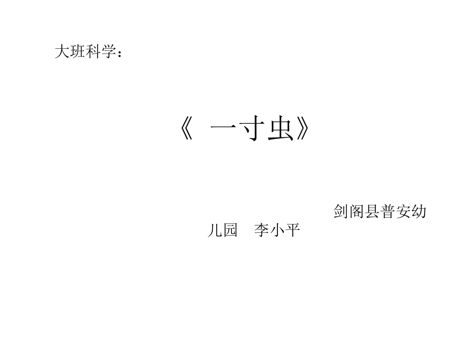 一寸虫 (2)_第1页