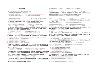 文化生活检测二