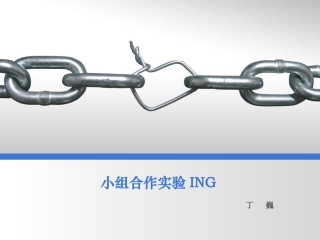 小组合作的实验