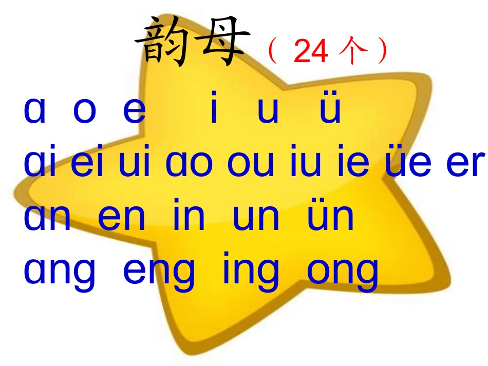 汉语拼音韵母_第1页