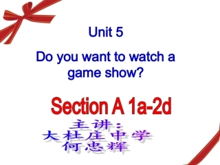 2013人教新目标八年级英语上册unit5__Section_A-1_课件