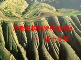 第八章_第一节_沟壑纵横的特殊地形区—黄土高原