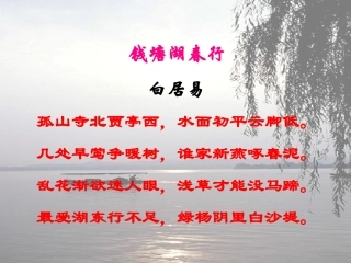 《湖心亭看雪》ppt课件(1)