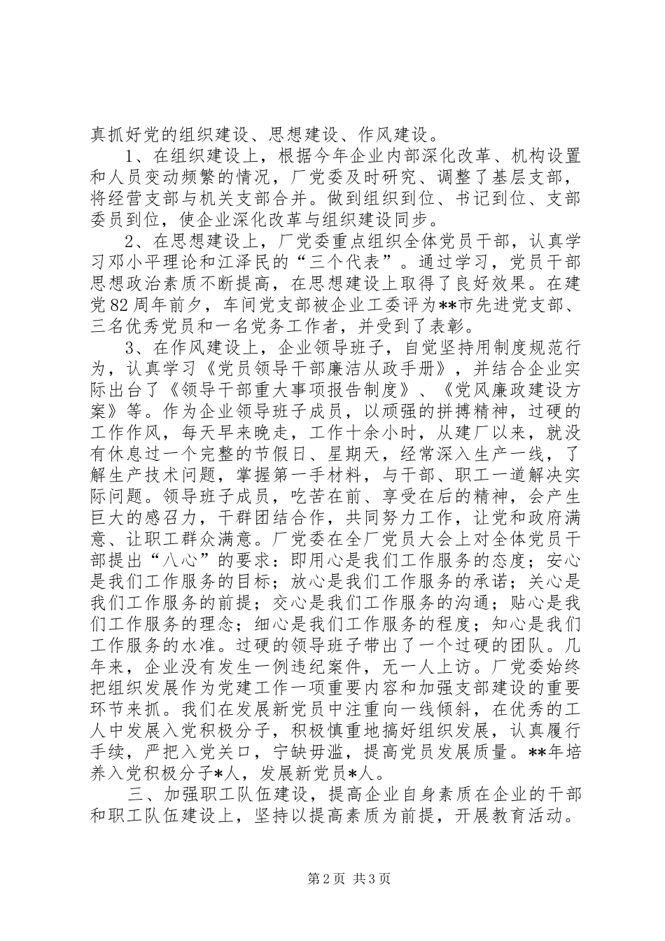 党委年度工作总结 (10)_第2页