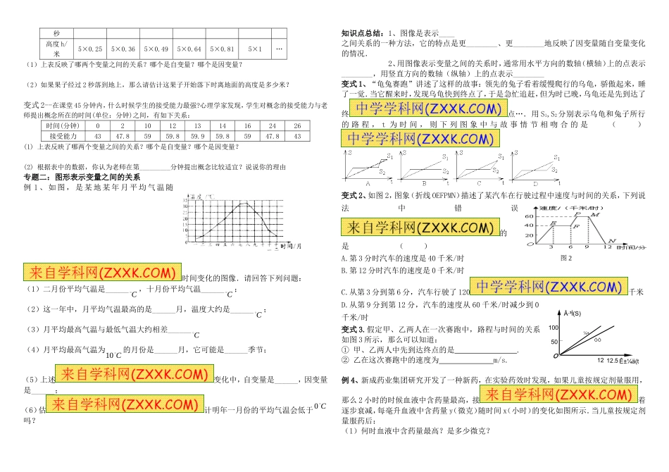 鲁教版六下第四章-变量之间的关系_第3页