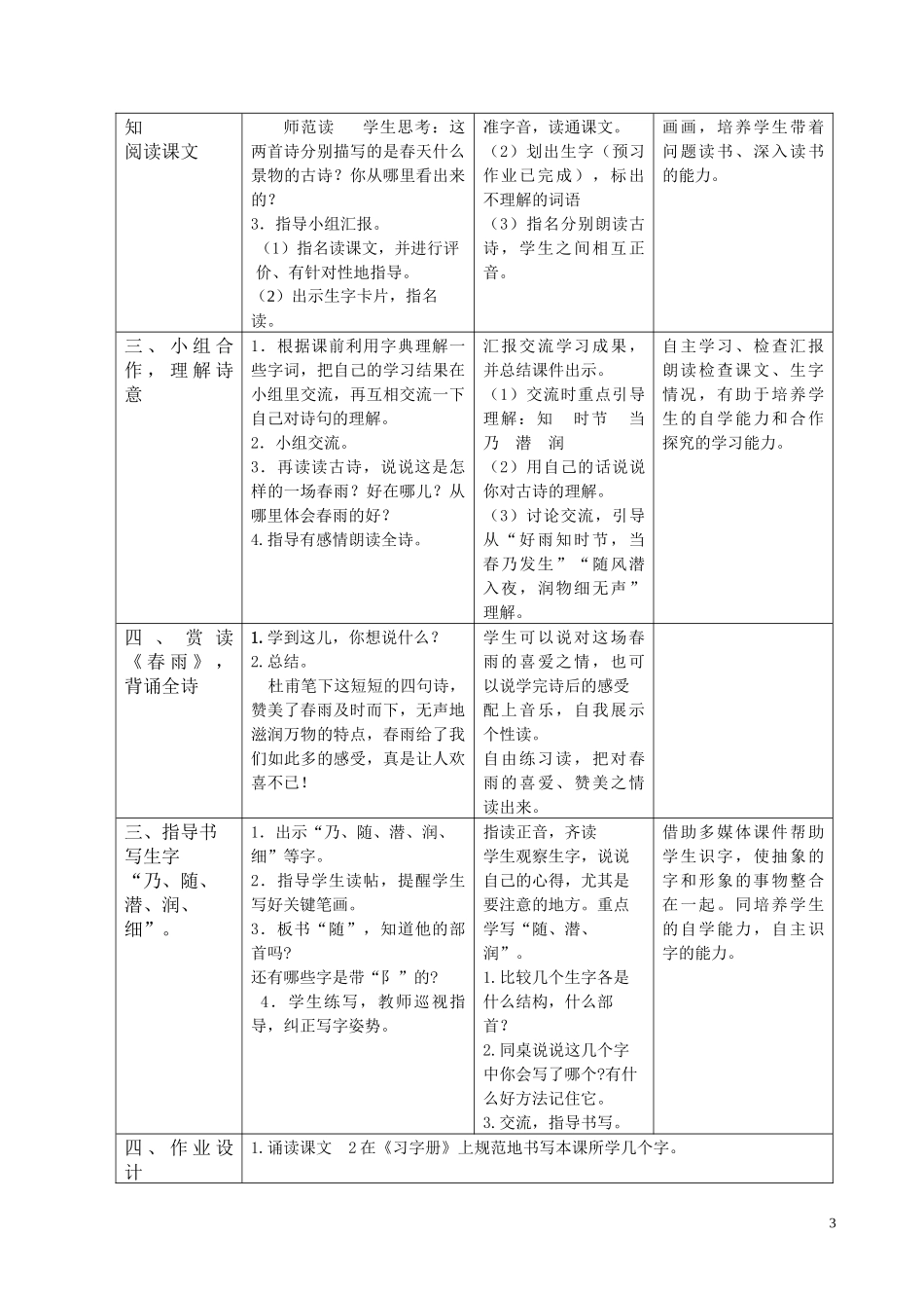 二下语文第二单元备课_第3页