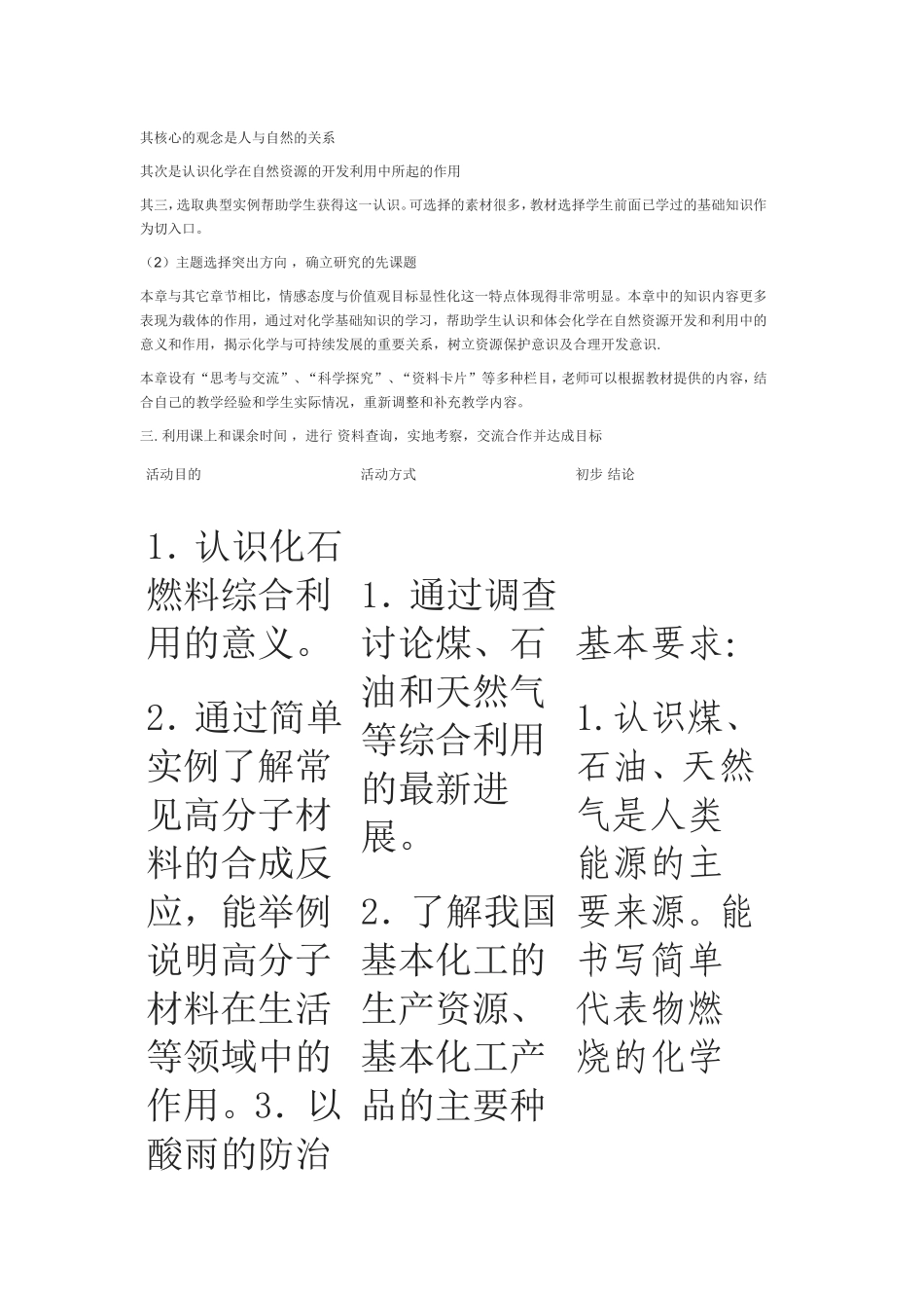 2013年远程培训intel未来教育项目化学模块一作业化学资源开发和利用_第3页