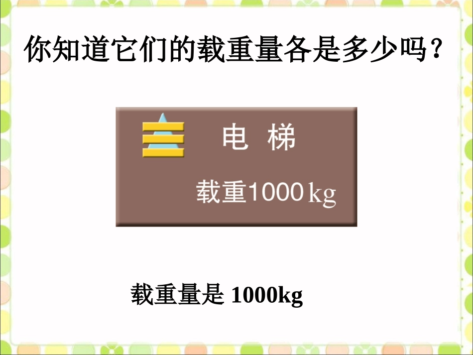 载重量各是多少-克、千克、吨_第1页