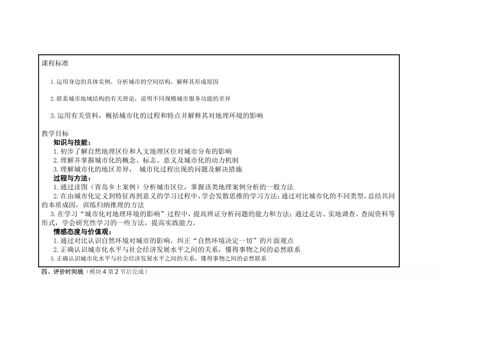 2013年远程培训intel未来教育项目地理模块五作业城市与环境_第3页