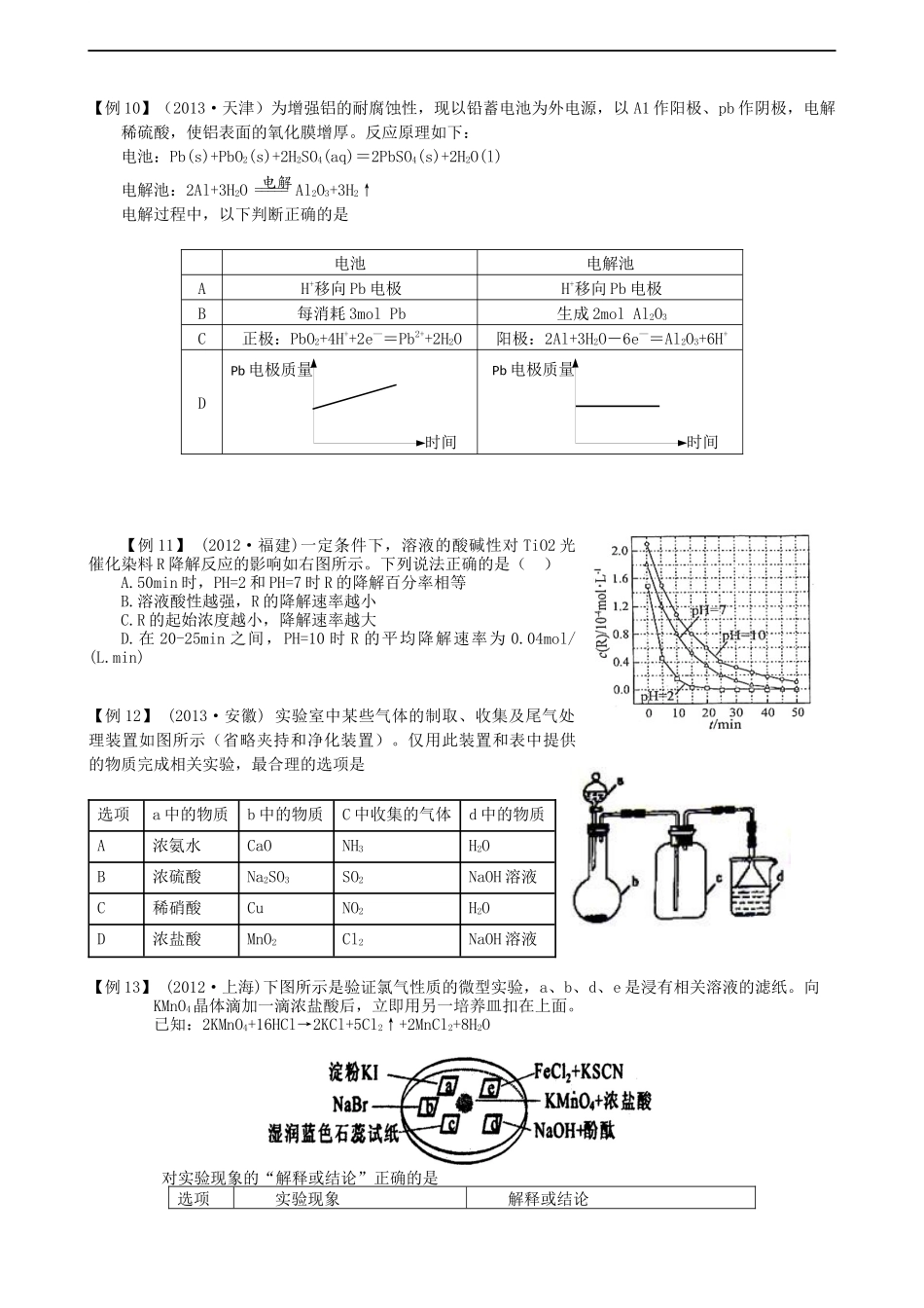 2014年安徽省高考考试说明化学题型示例_第3页