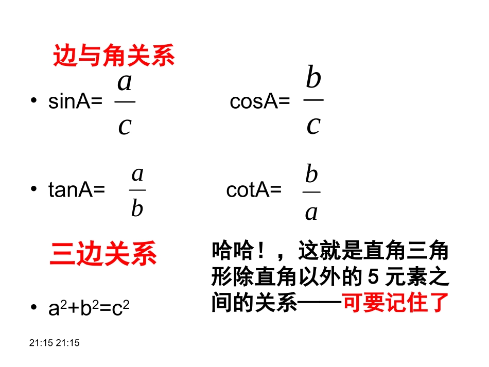解直角三角形(一)._第2页