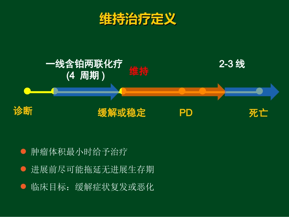 晚期NSCLC一线化疗后维持治疗的进展_第3页