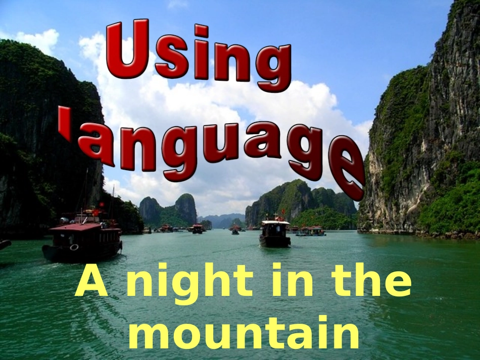 3Usinglanguage_第1页