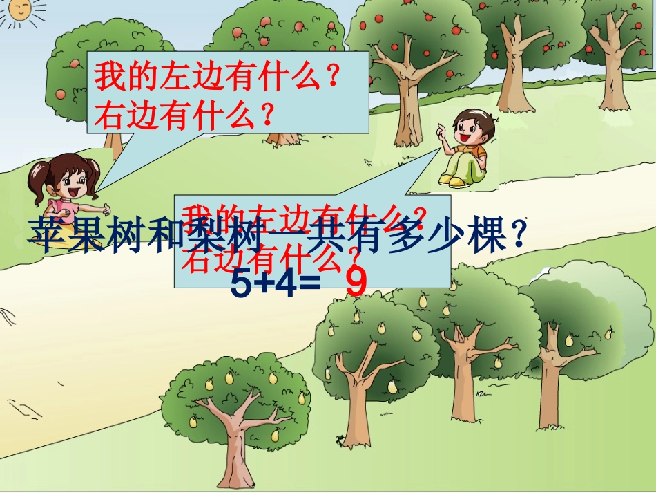 苏教版一年级上册数学《丰收的果园》_第2页