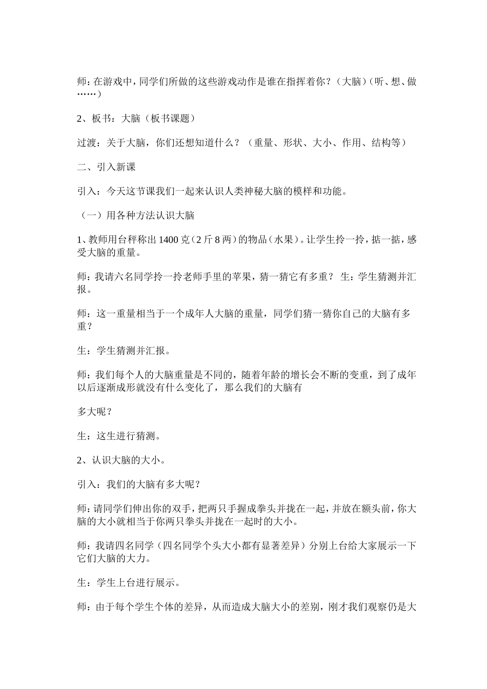 大脑教学设计_第2页