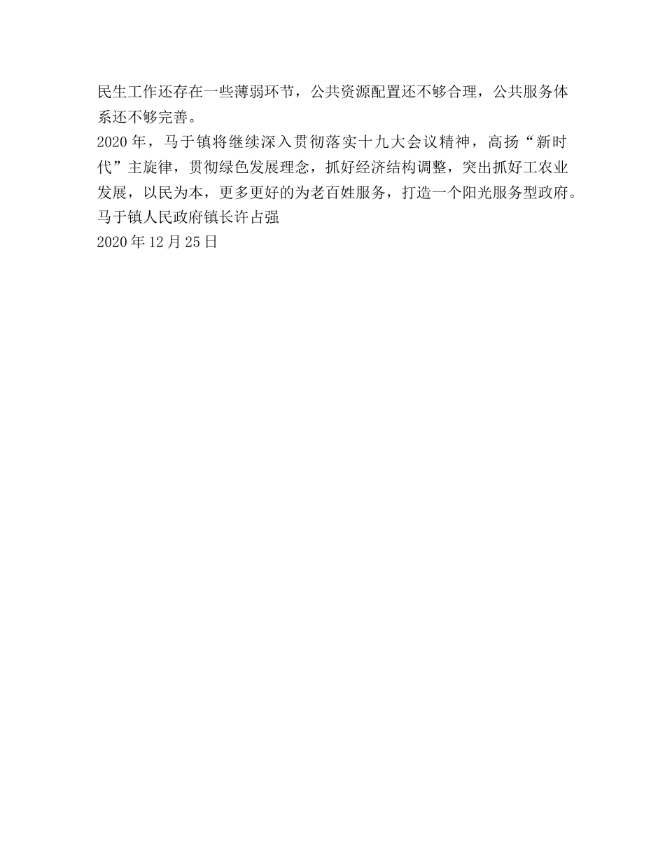 2024年镇长述职报告 _第3页