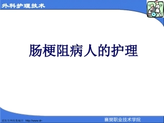肠梗阻病人的护理
