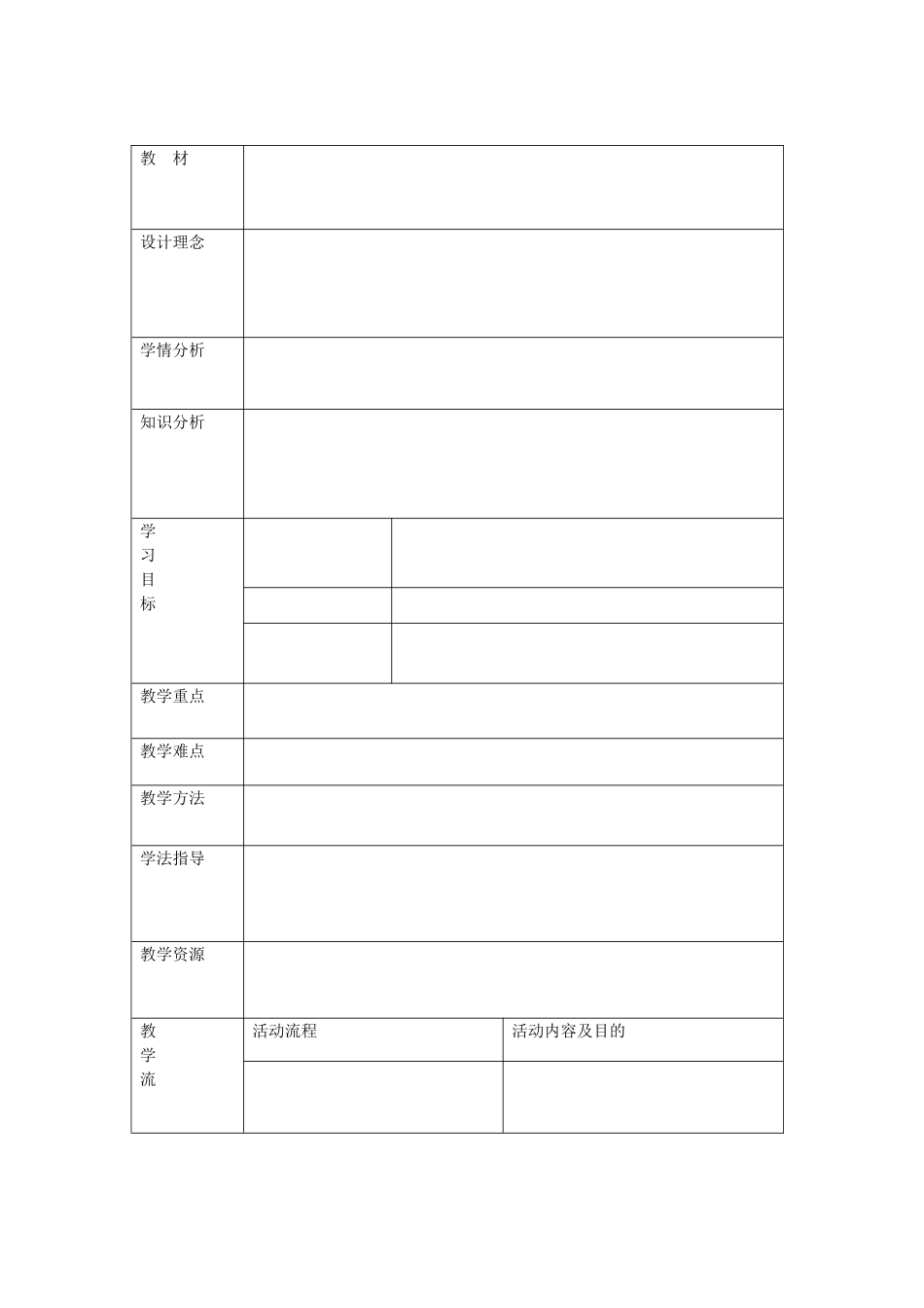 初中数学教学设计模式_第1页