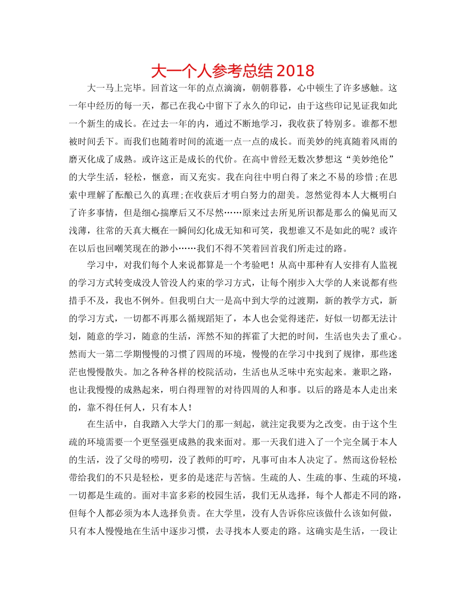 大一个人参考总结2018 _第1页