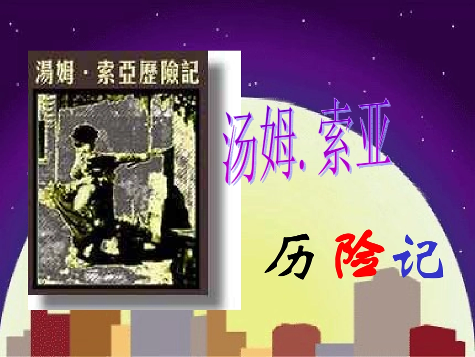 17《汤姆索亚历险记》._第1页