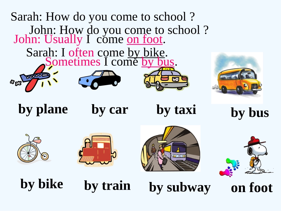 新pep六年级上册Unit-2-Ways-to-go-to-school-A-lets-talk_第2页