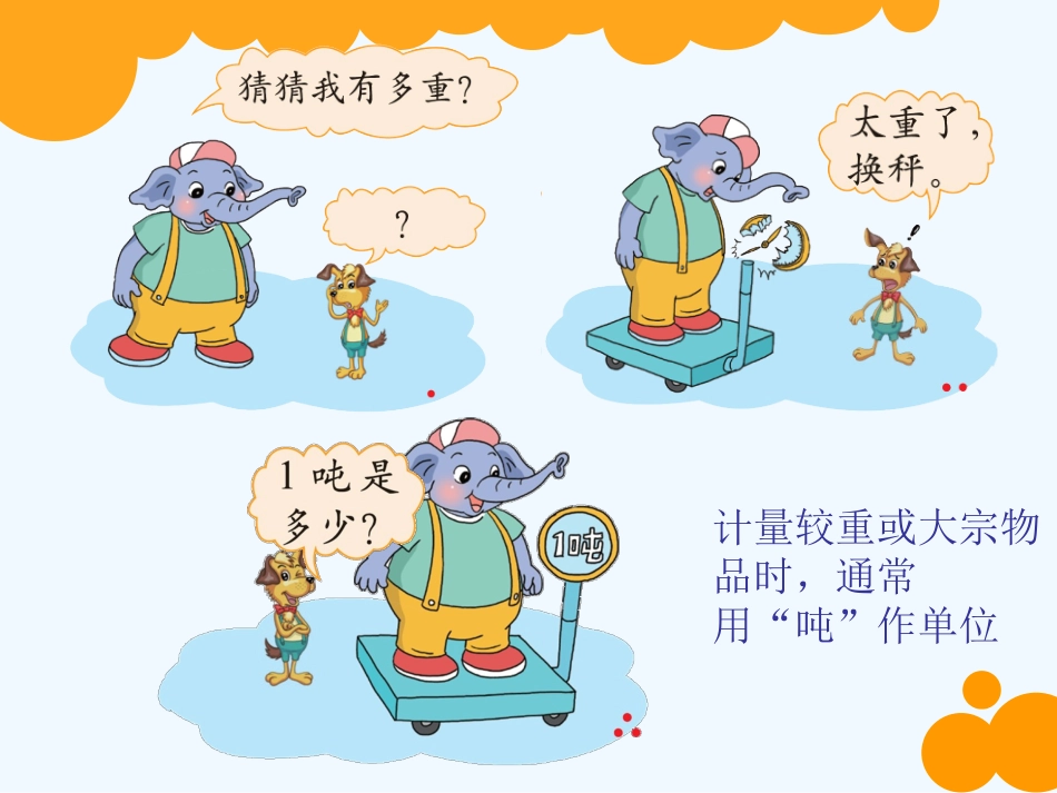 小学数学北师大2011课标版三年级一吨有多重.一吨有多重_第2页