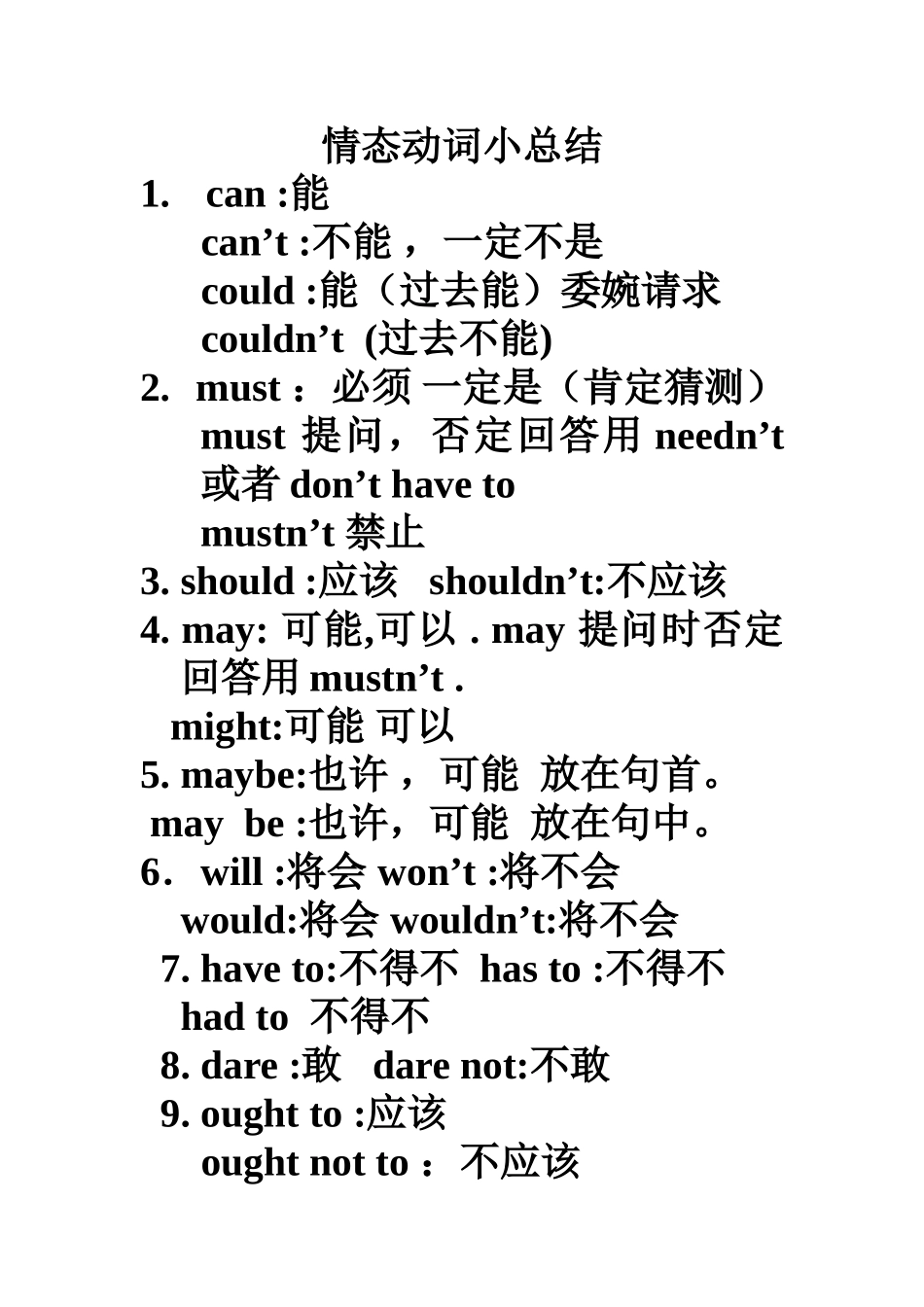 情态动词小总结_第1页