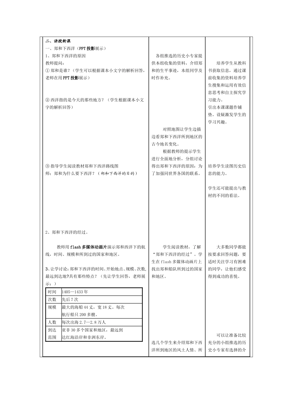中外的交往与冲突教案_第2页