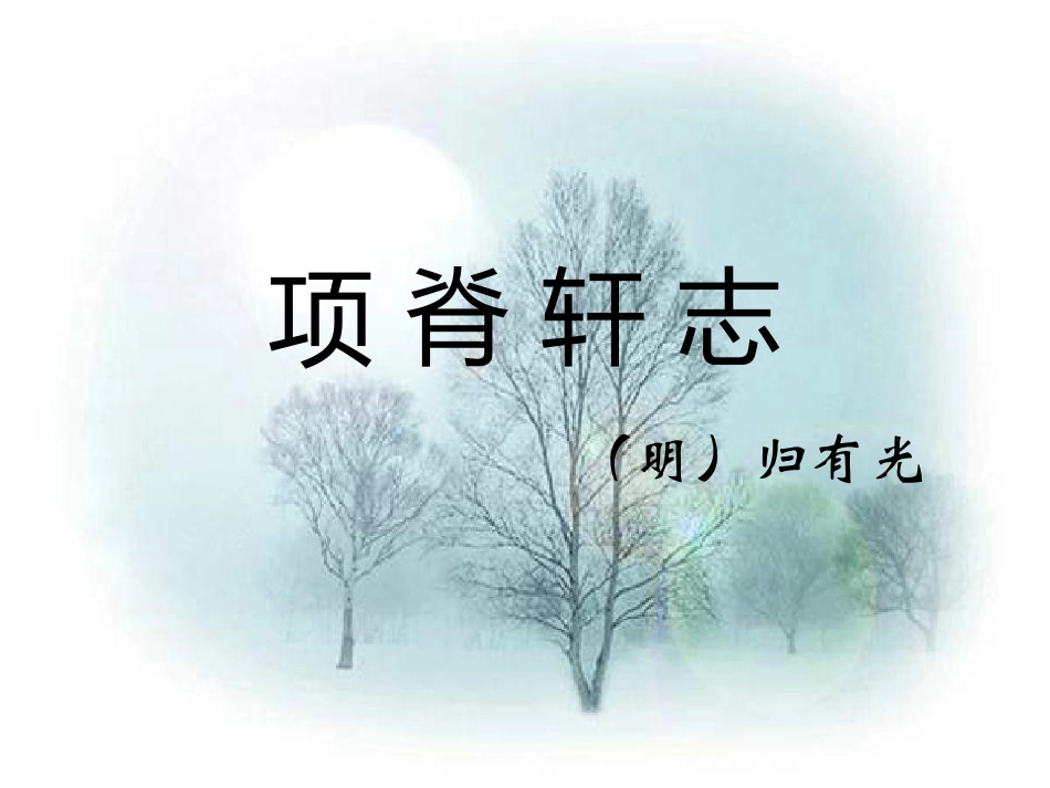 《项脊轩志》公开课_第2页