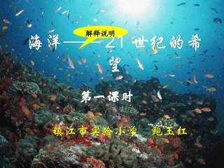海洋——21世纪的希望定稿
