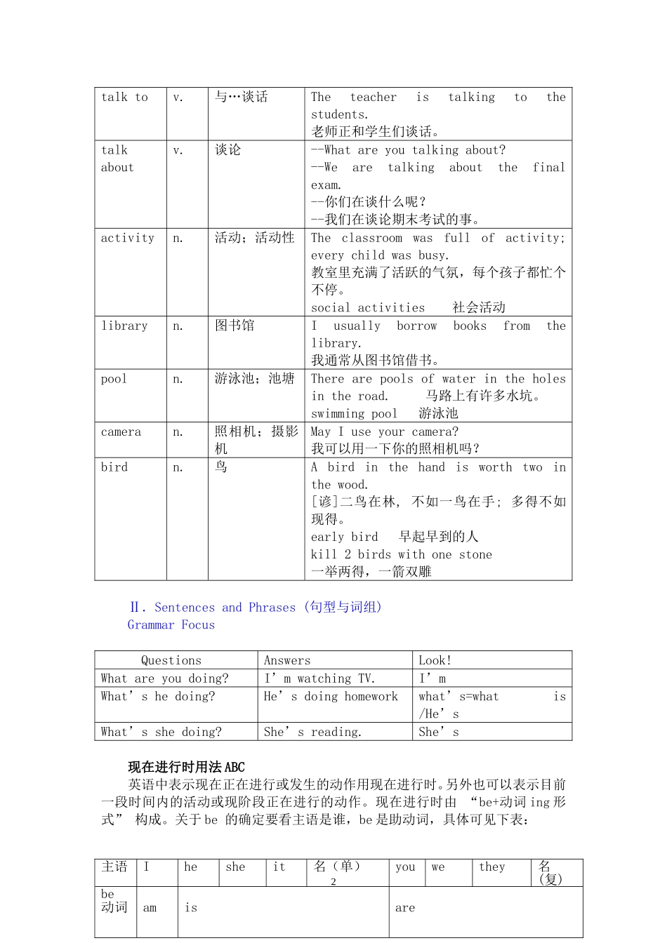 七年级英语单元Unit-6教学资料总汇_第2页