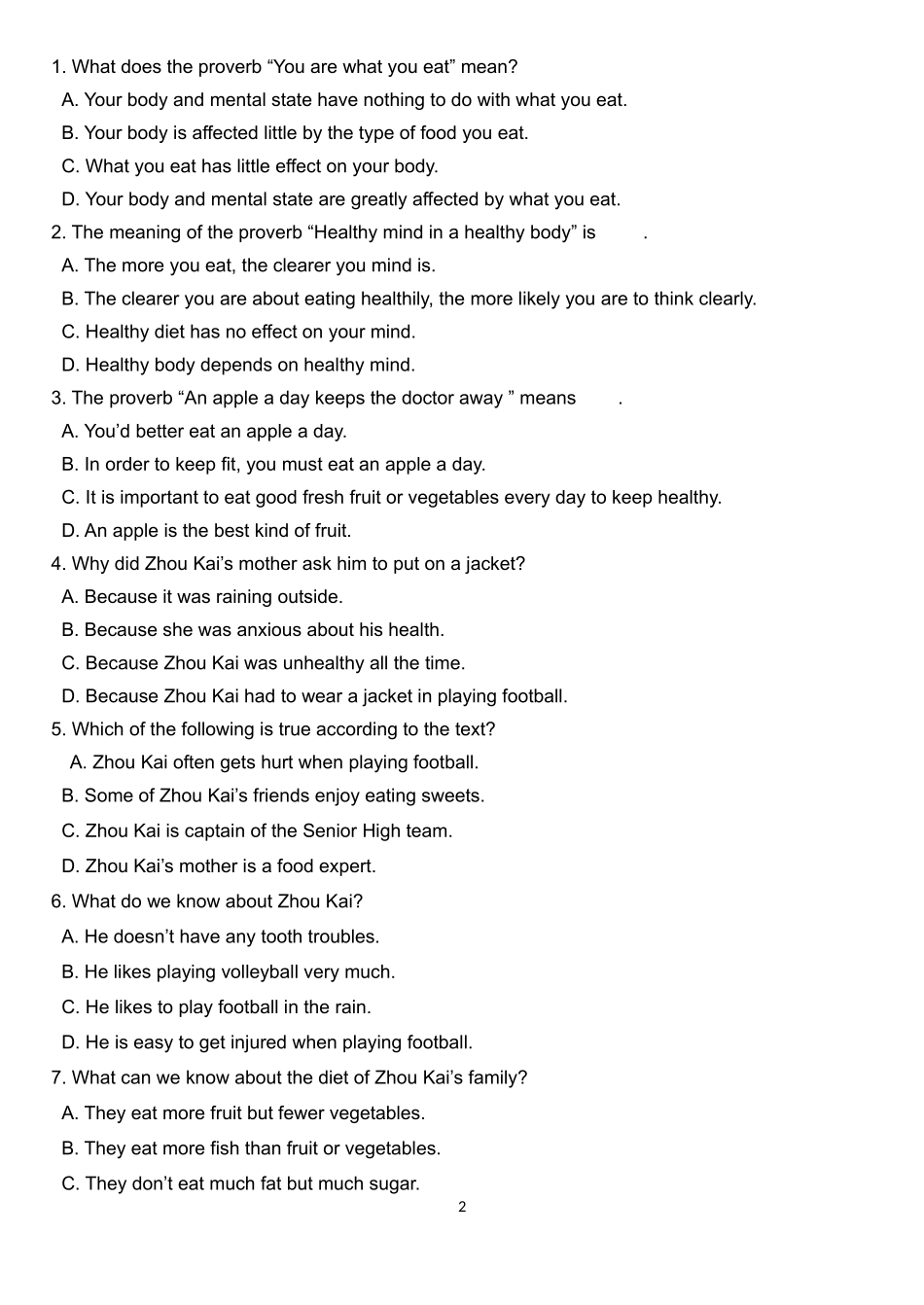 BOOKII-Module-1--Our-Body-and-Healthy-Habits_第2页