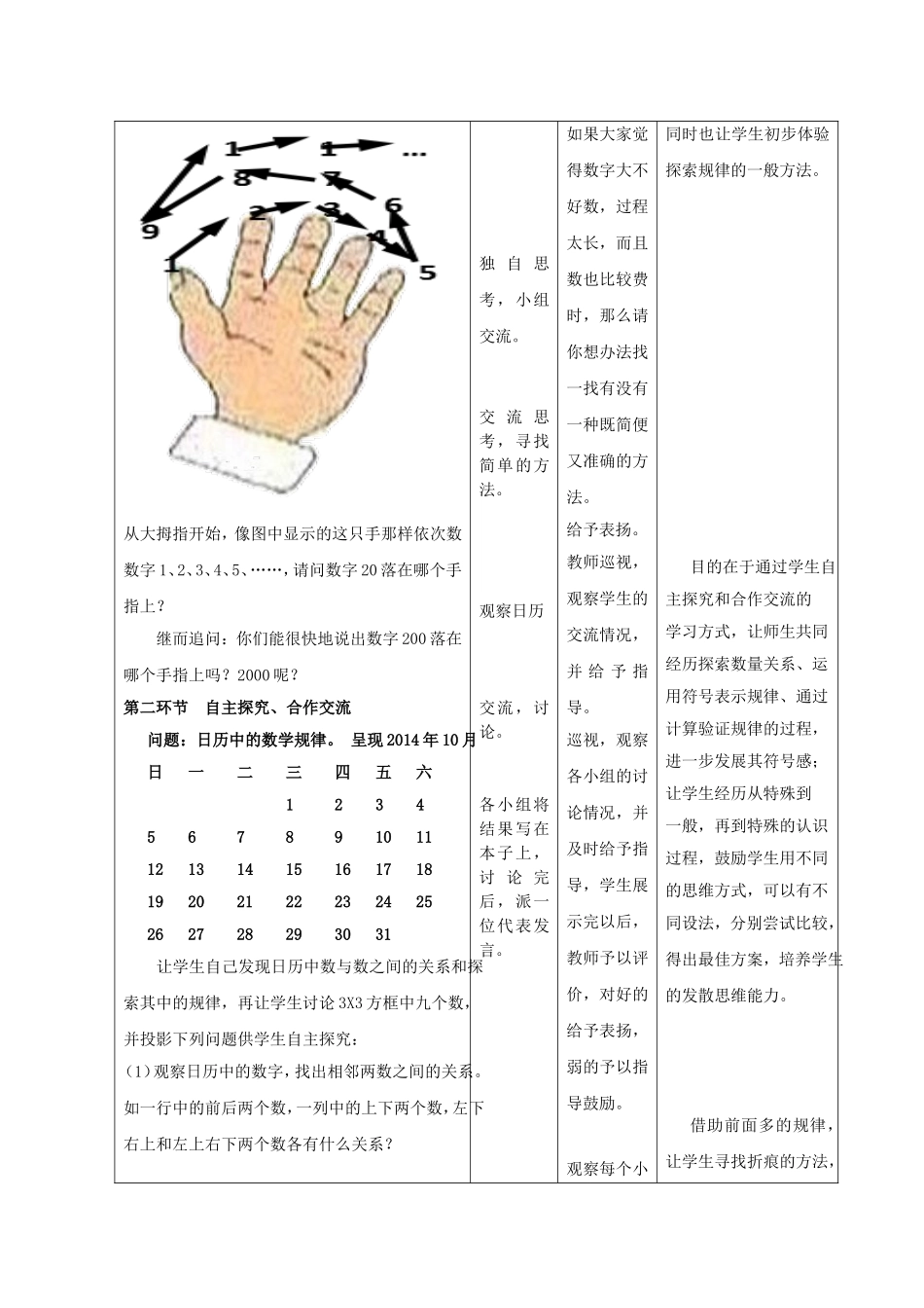 探索与规律表达1教学设计--李润玲_第2页
